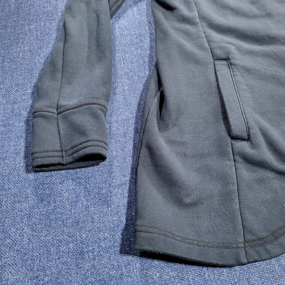 Puma Asymmetrical Zip Hoodie Jacket Navy Blue Women's Size L Sport Lifestyle - Picture 4 of 9